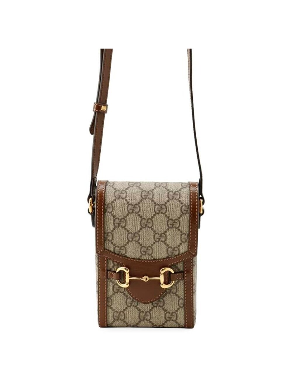 Gucci Shoulder Bag GG Supreme Horsebit 1955